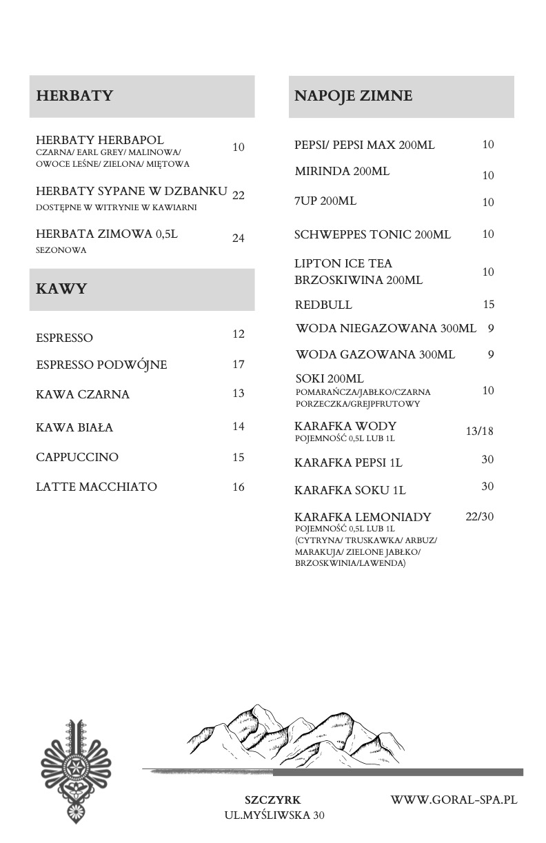 Menu restauracji – strona 5