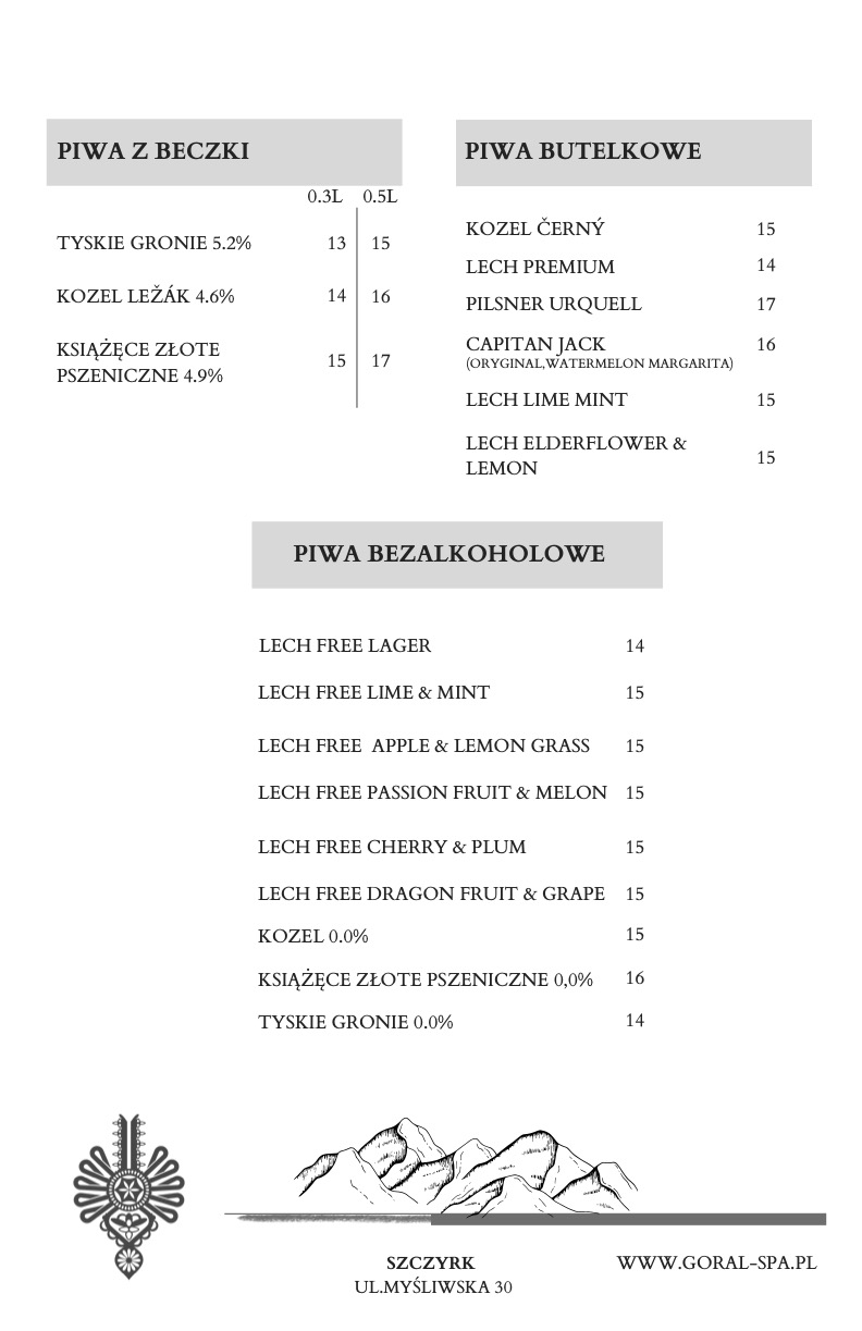 Menu restauracji – strona 6