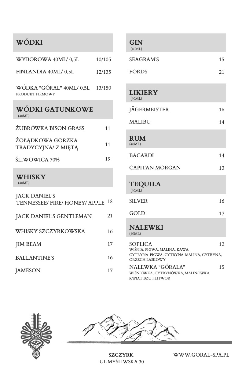 Menu restauracji – strona 7