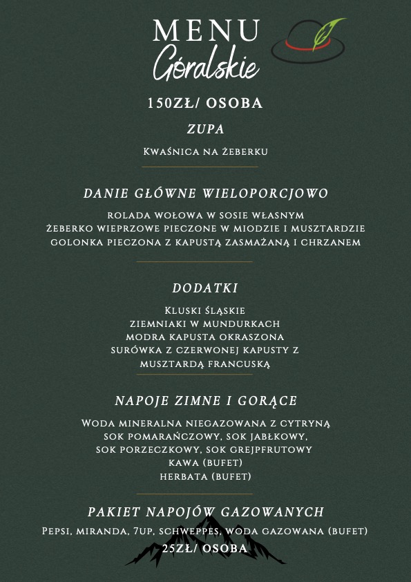 Menu restauracji – strona 3