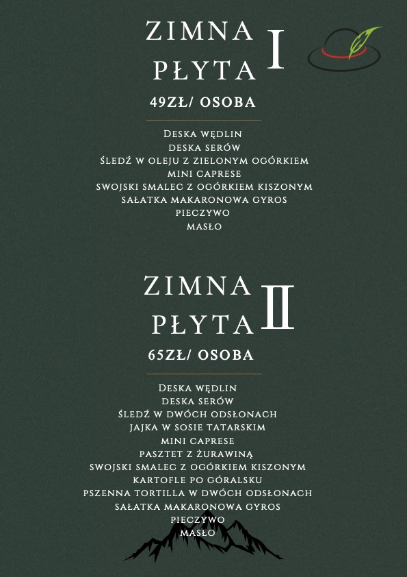 Menu restauracji – strona 4